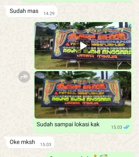 Pengiriman Papan Bunga Cipinang Besar Selatan