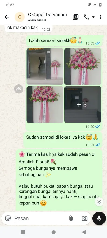 Pengiriman Karangan Bunga Cipinang Besar Selatan